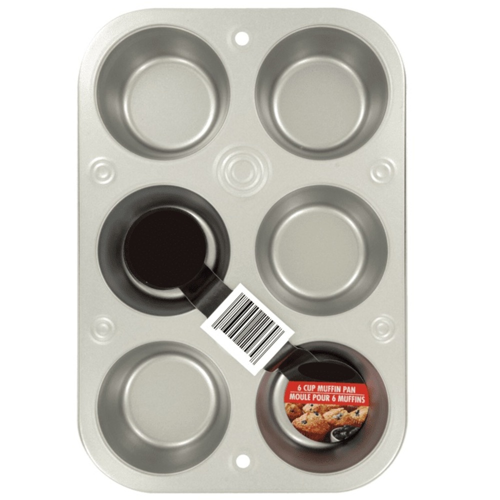 NWT Pack of 2 Muffin Pan - Baking Pan for 6 Muffins - Muffin Tin